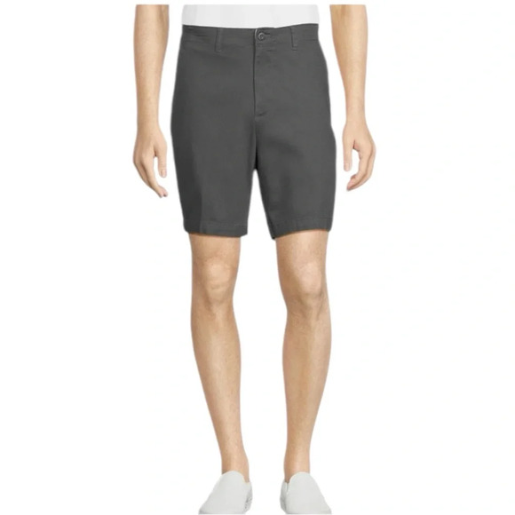 NWT Men’s Flat Front Twill Above The Knee Shorts - Picture 6 of 6